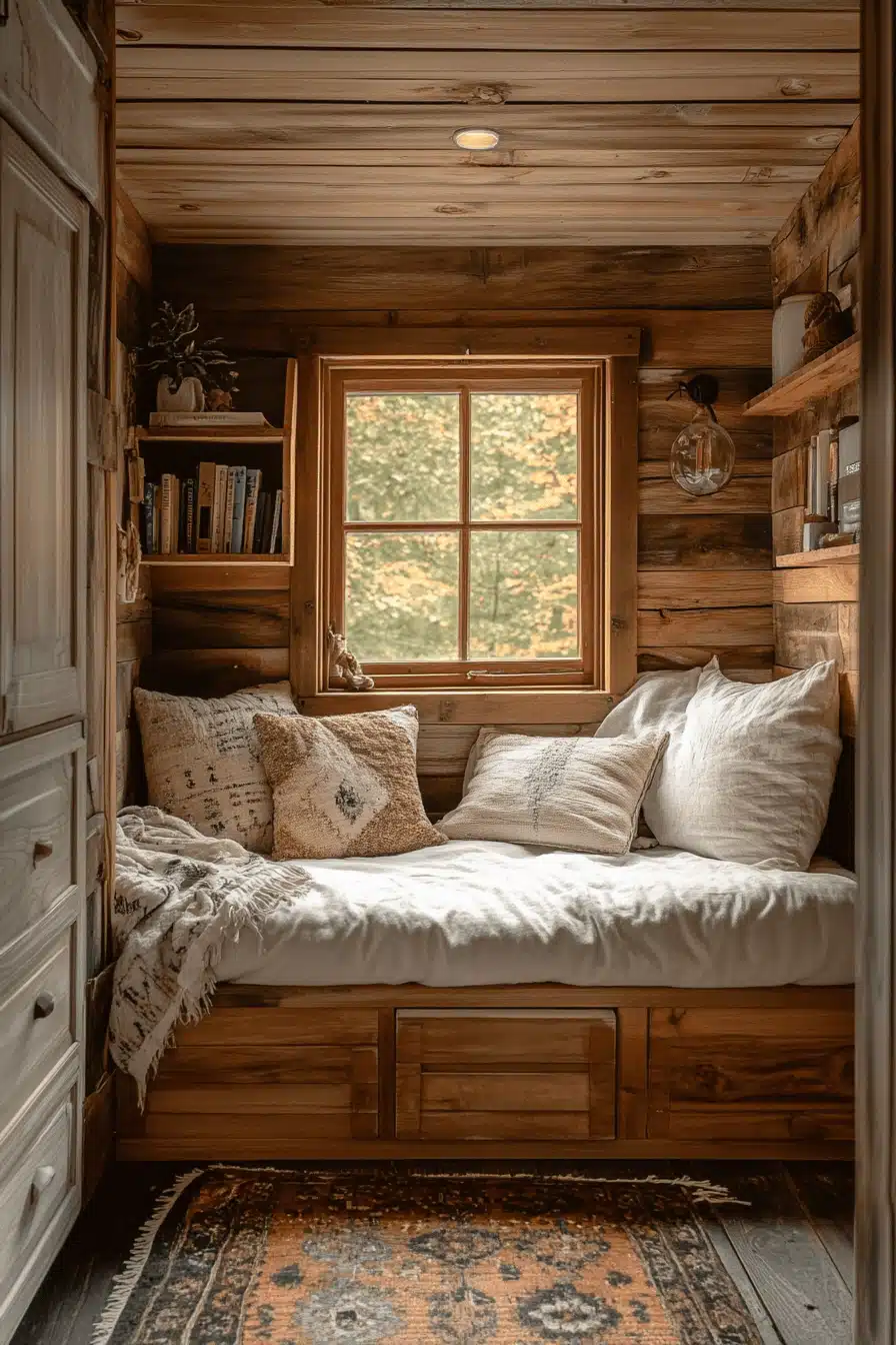 old cabin interior