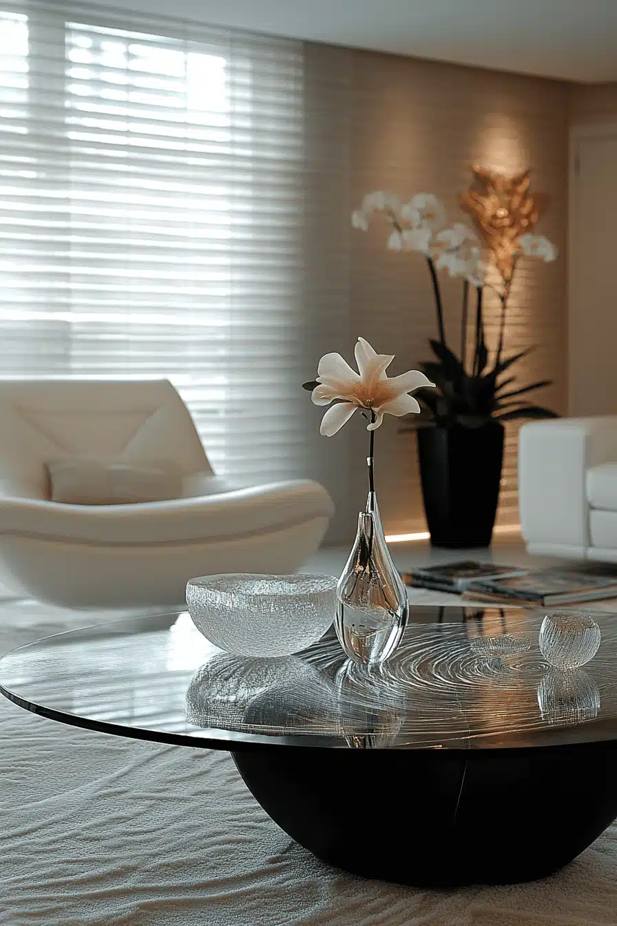 white living room decor