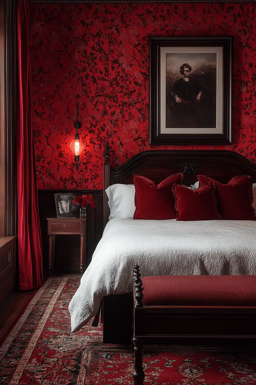 modern victorian bedroom