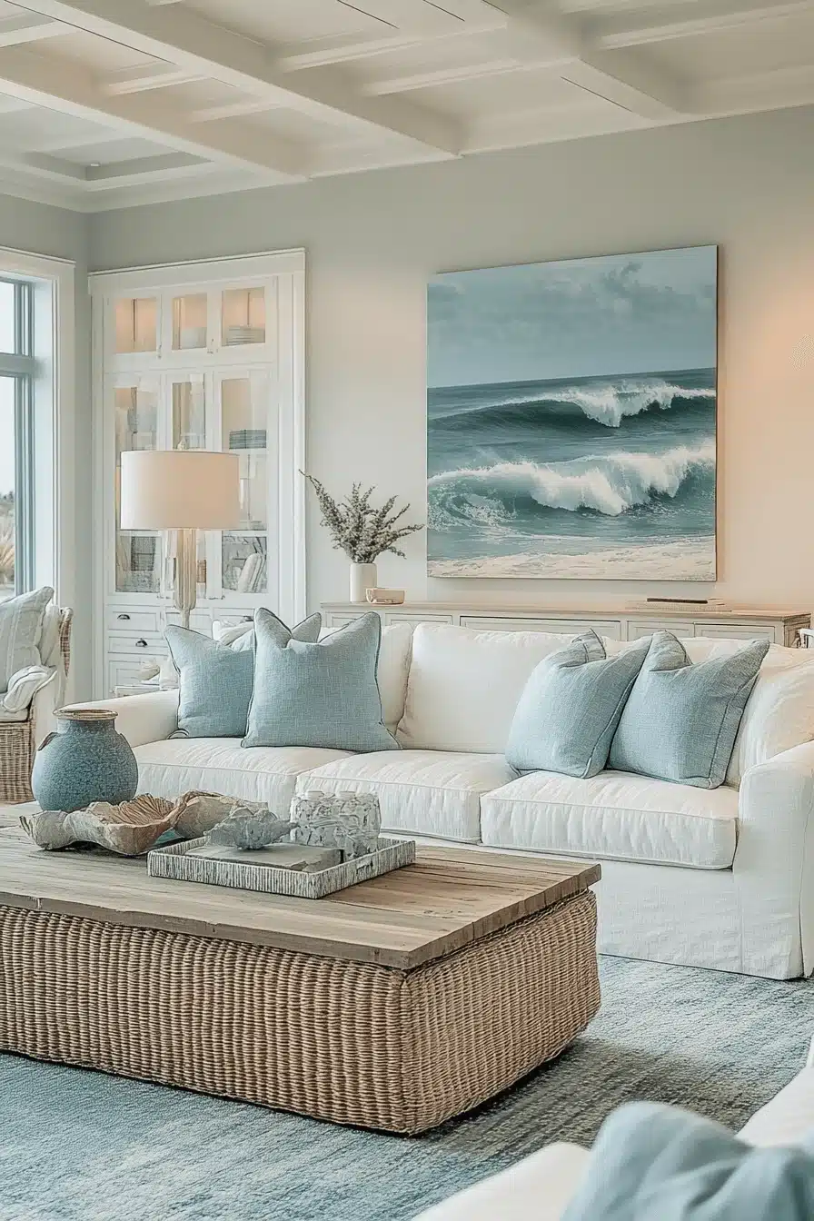 tropical living room