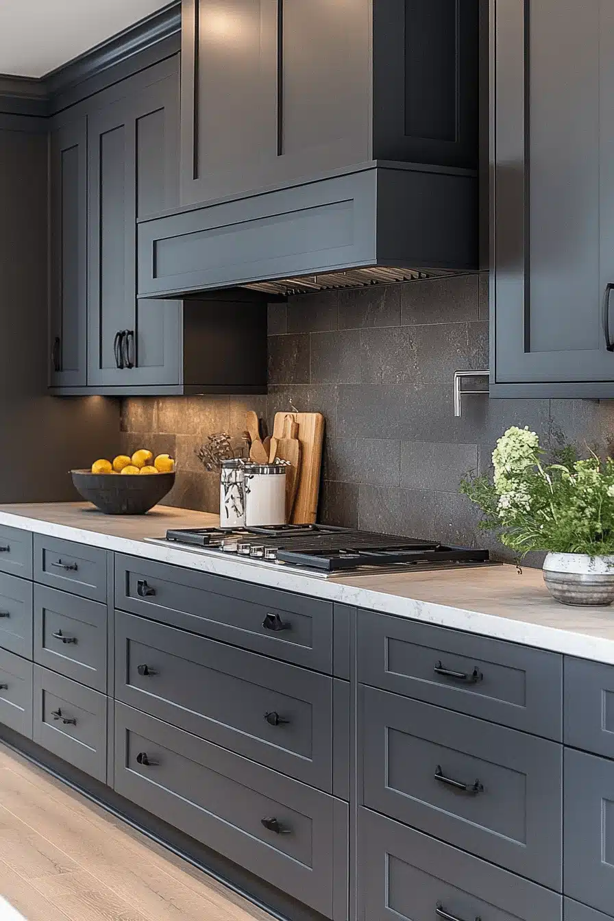 dark kitchen aesthetic