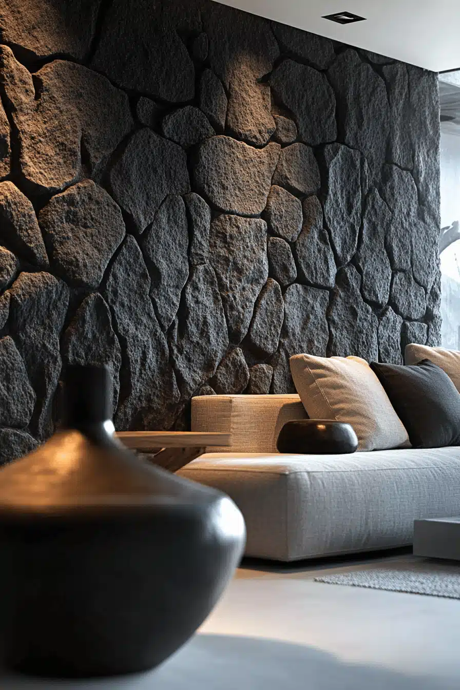 stone wall interior