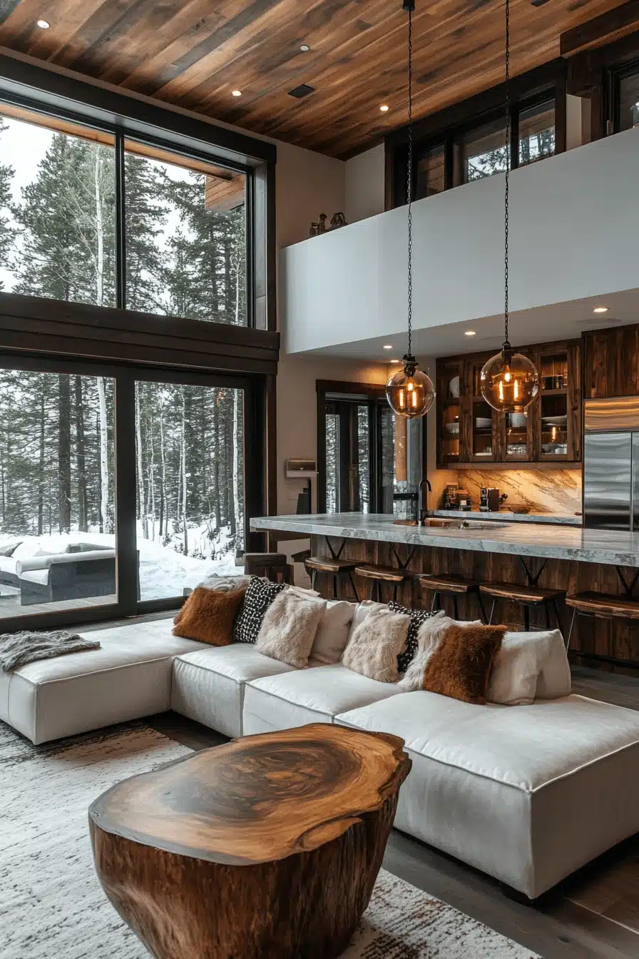 cabin living room