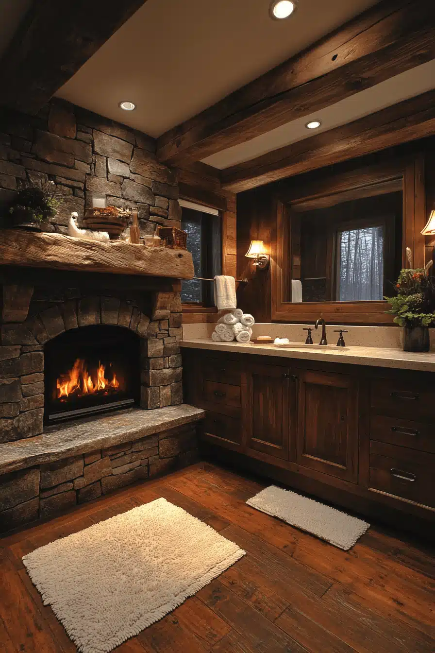 cabin bathroom