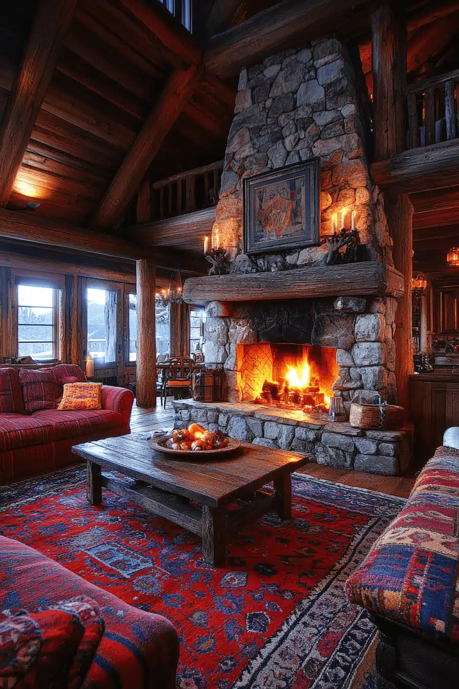 old cabin interior