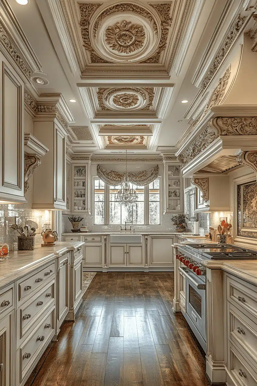 neoclassical kitchen