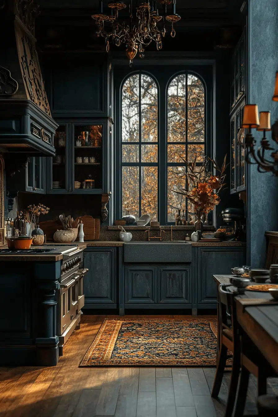 moody cottage kitchen