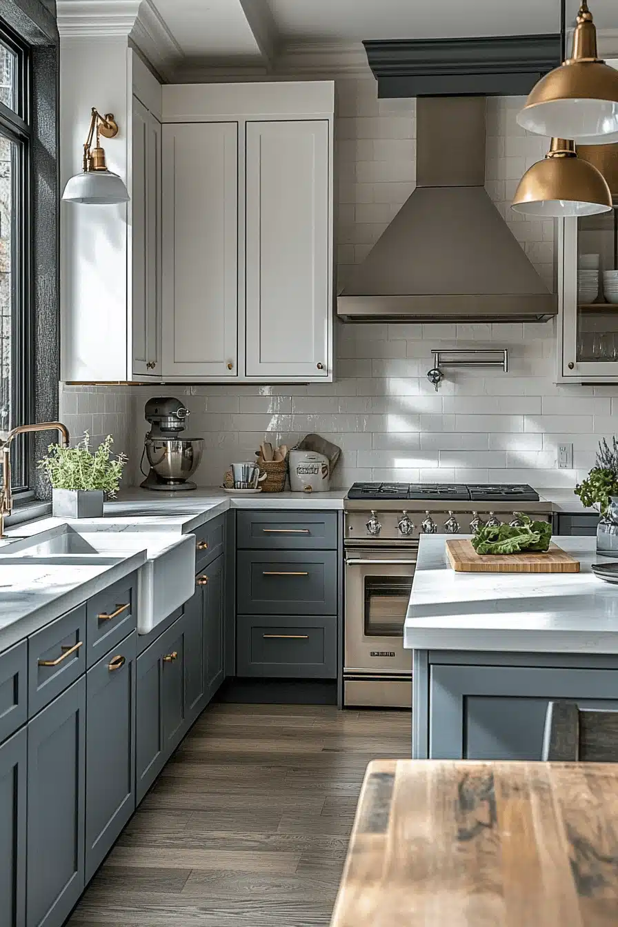 light grey kitchen cabinets