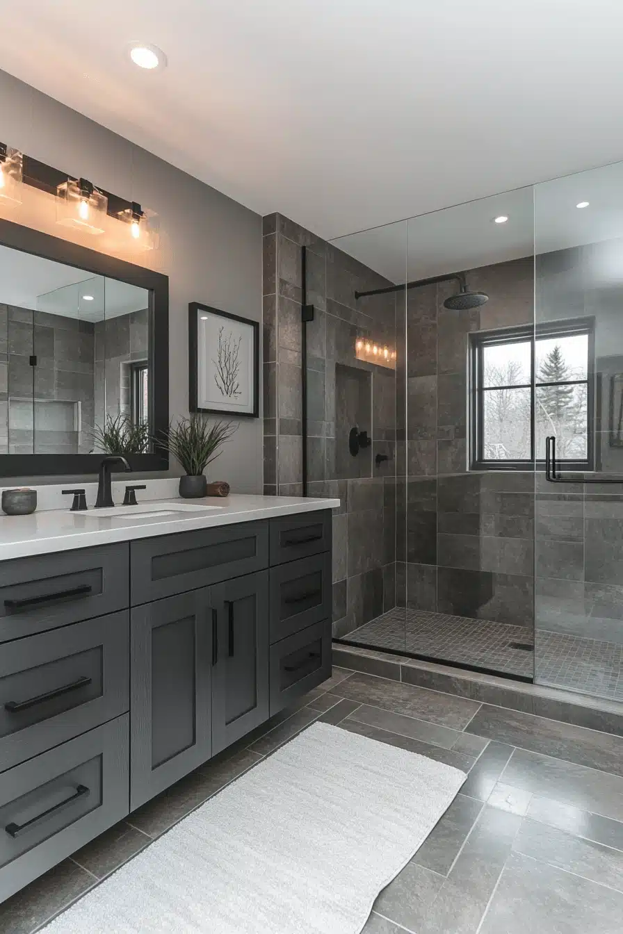 moody bathroom
