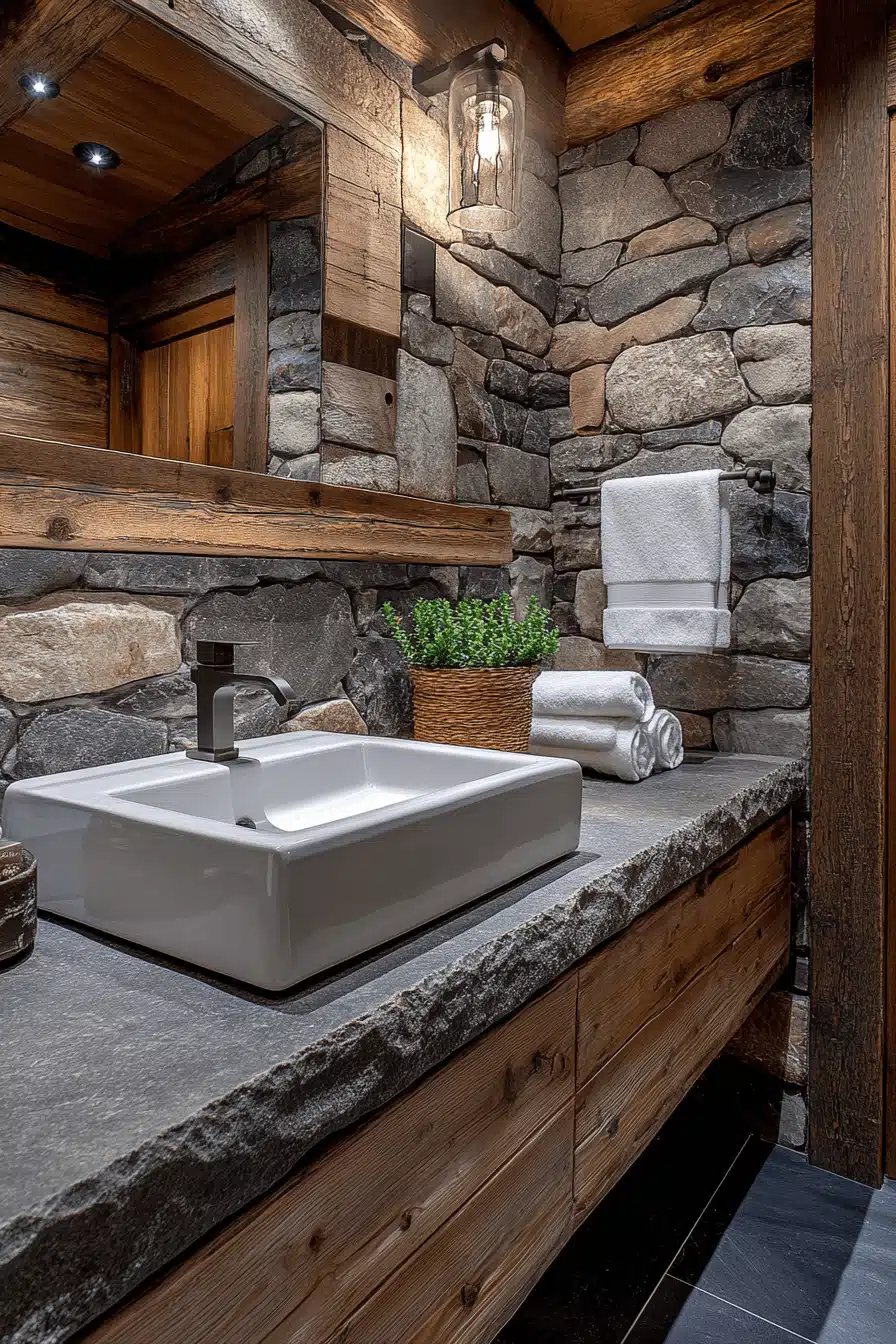 cabin bathroom