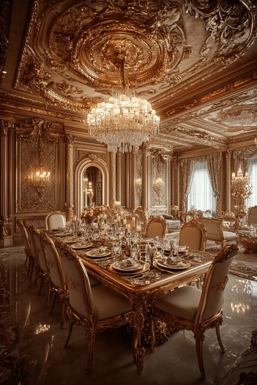 modern victorian dining room