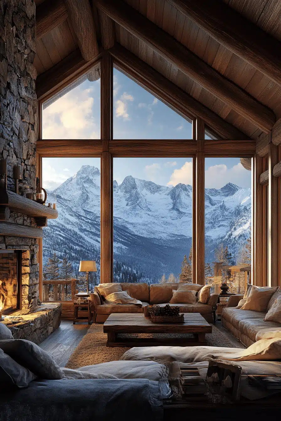 old cabin interior