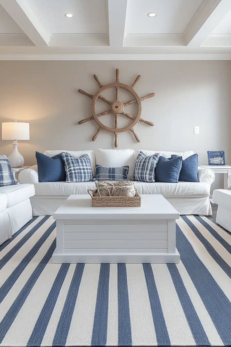 coastal cottage living room