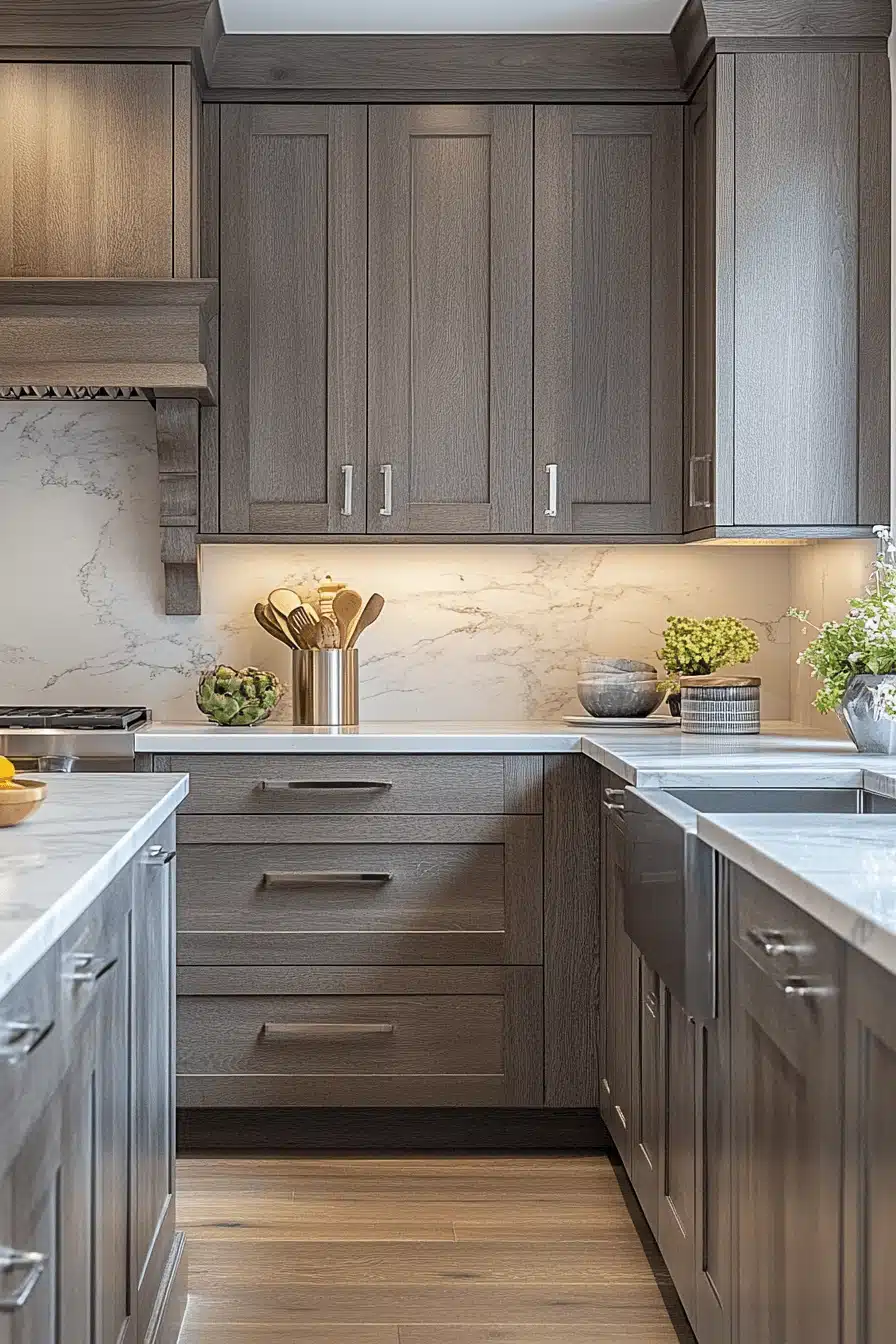 moody kitchen cabinets