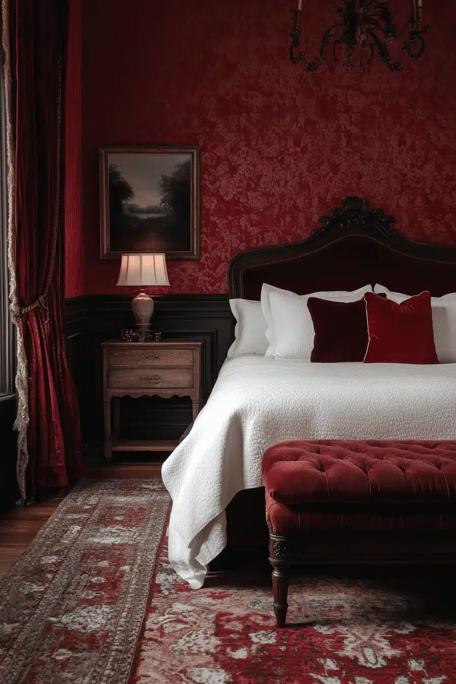 modern victorian bedroom