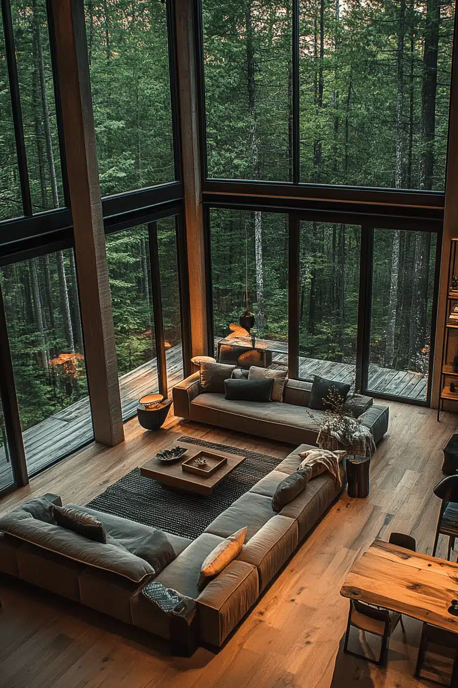 cabin living room