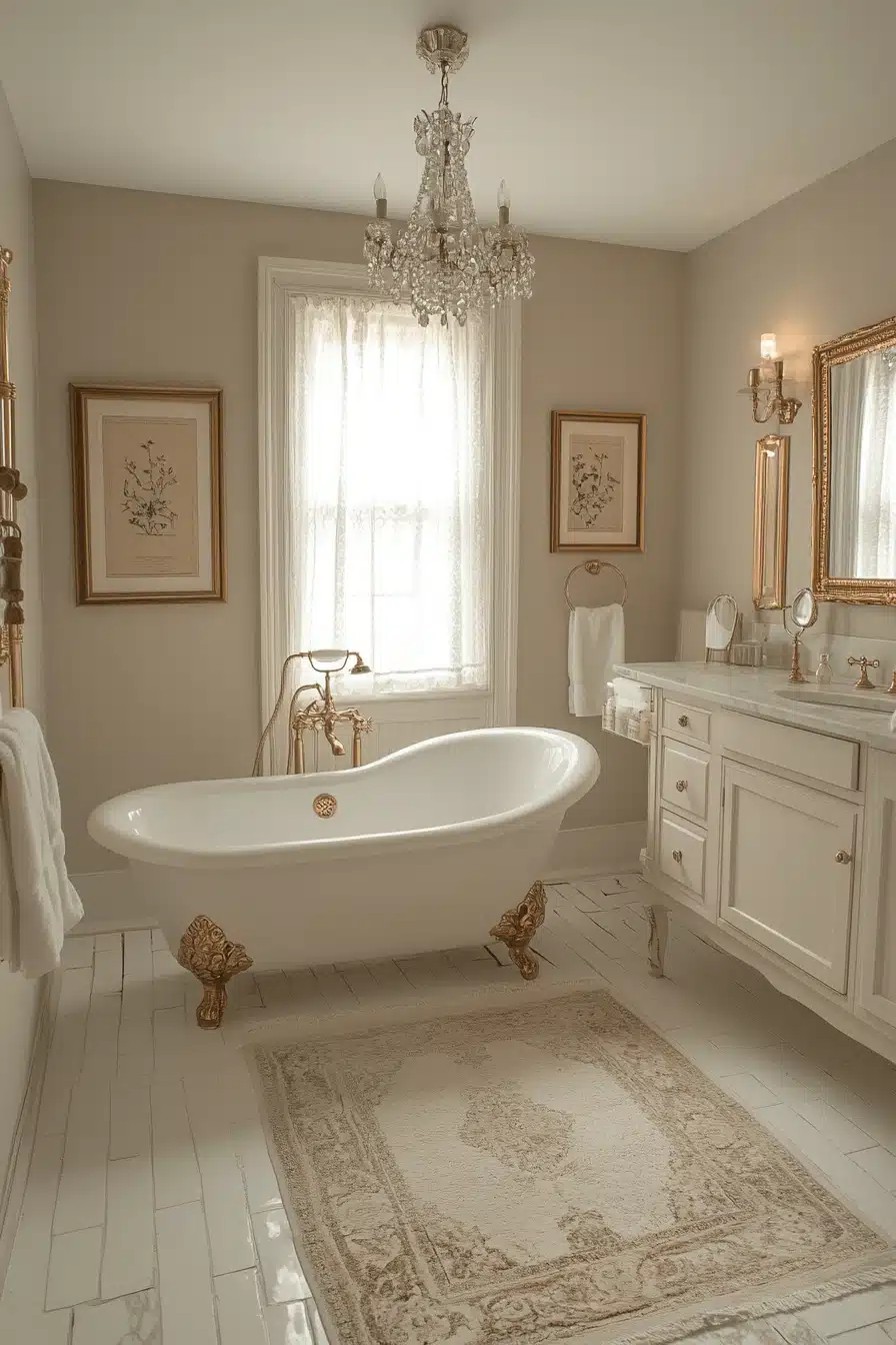 modern victorian bathroom