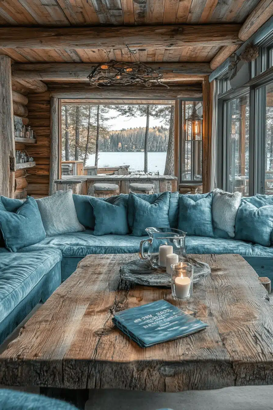 old cabin interior