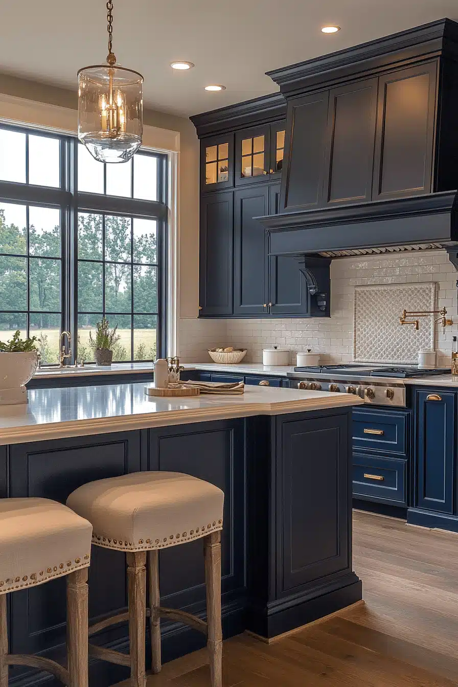 moody farmhouse kitchen