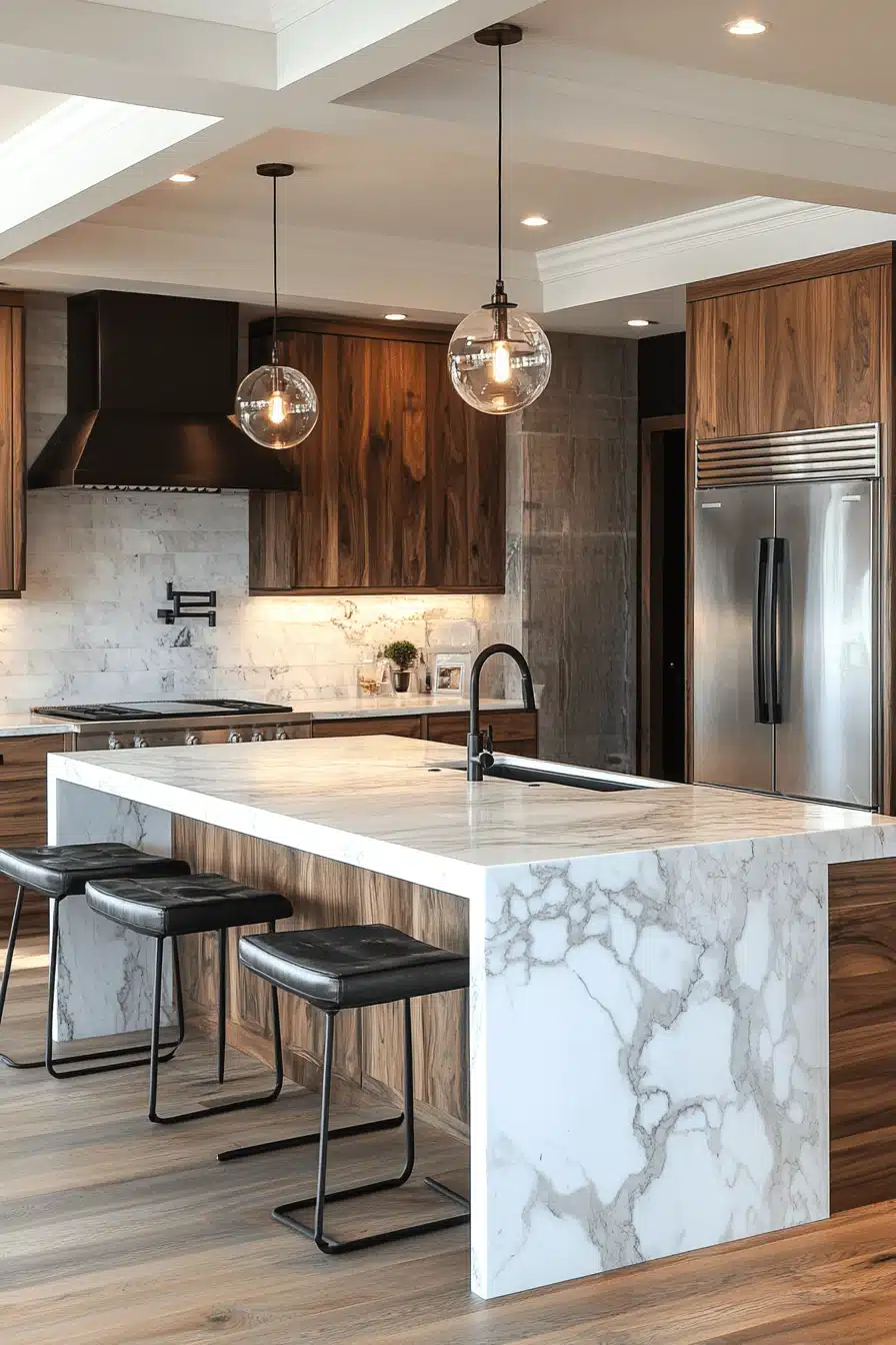 Walnut Kitchen Cabinets