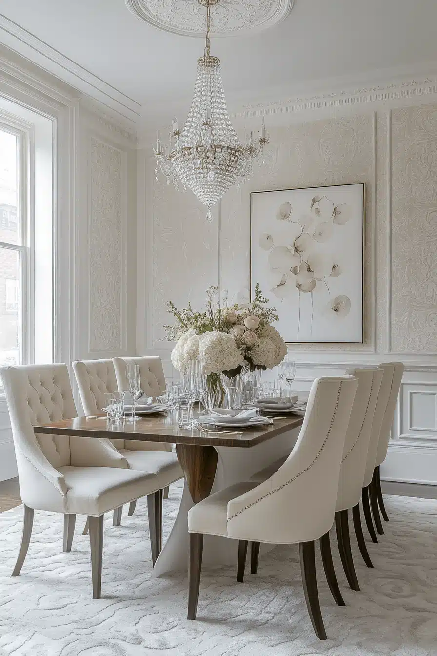 modern victorian dining room