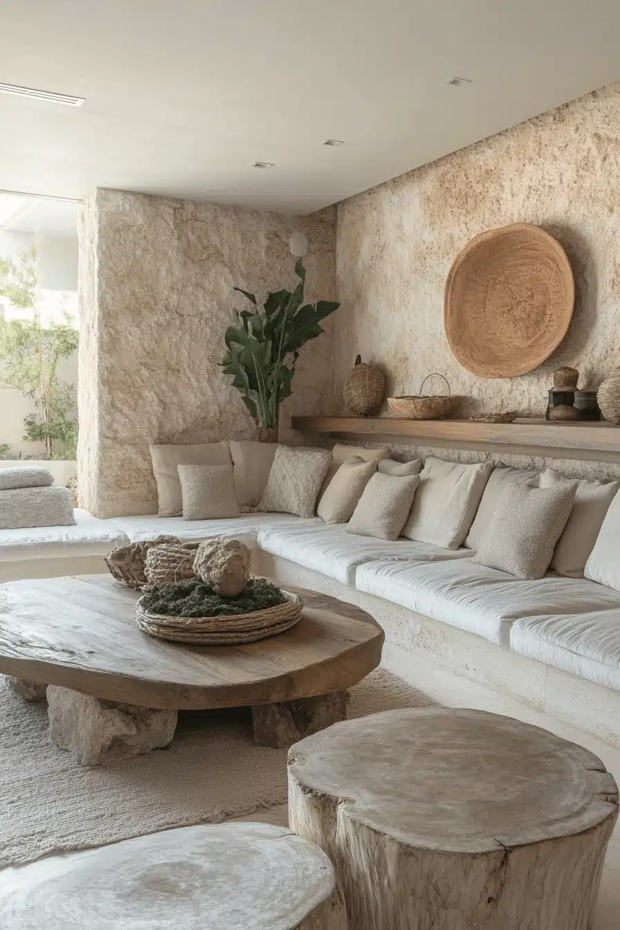stone wall interior