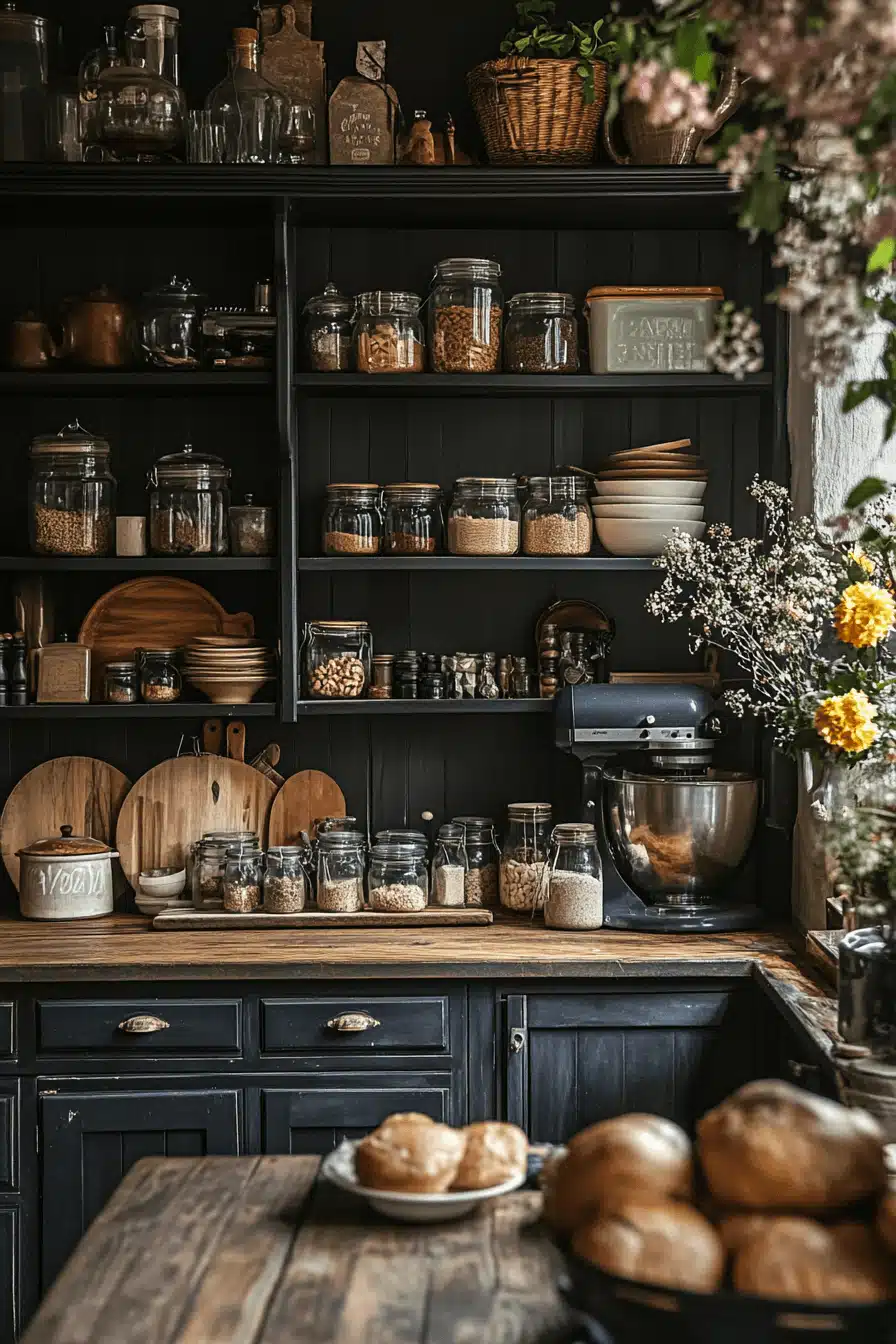 moody cottage kitchen