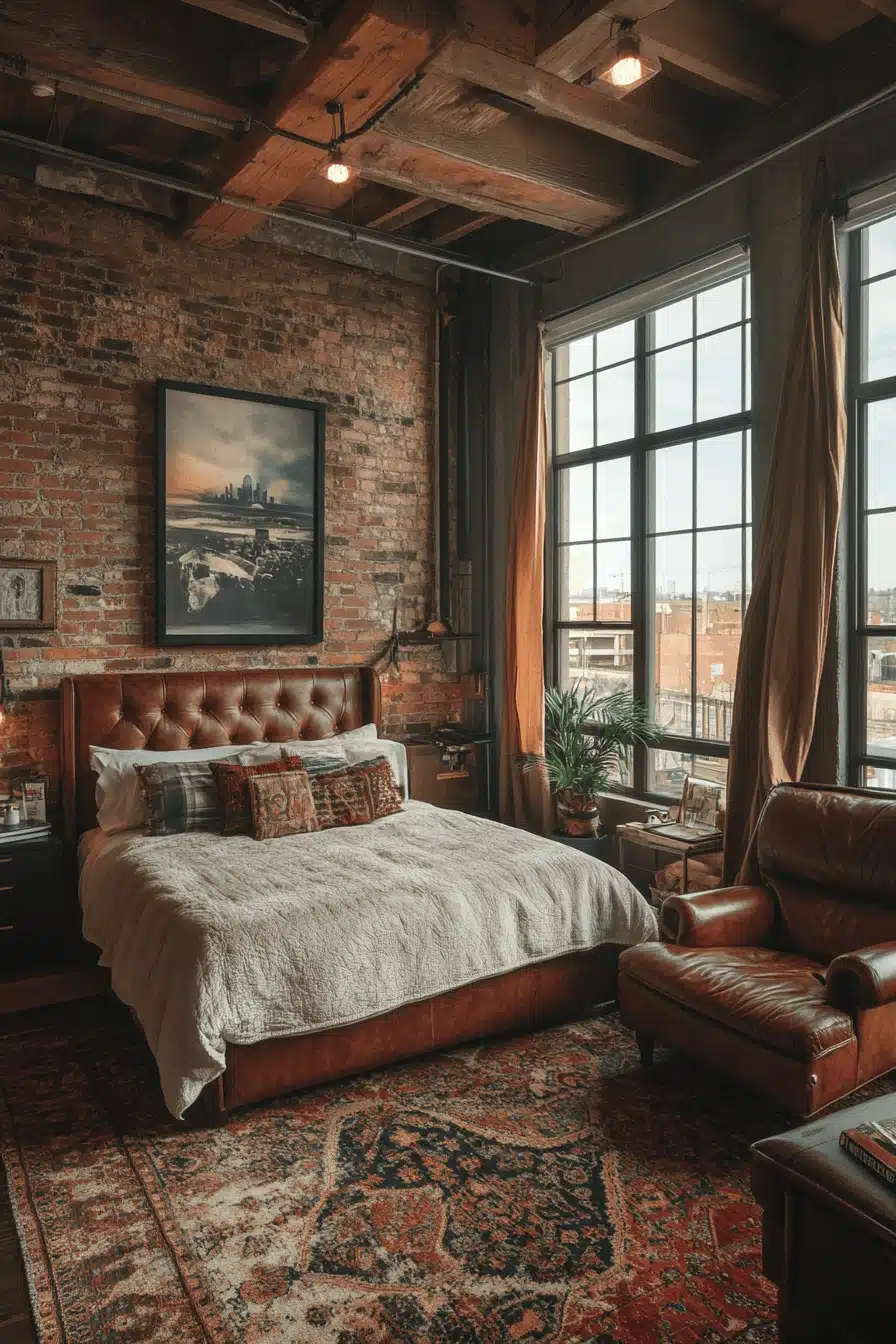 industrial bedroom design