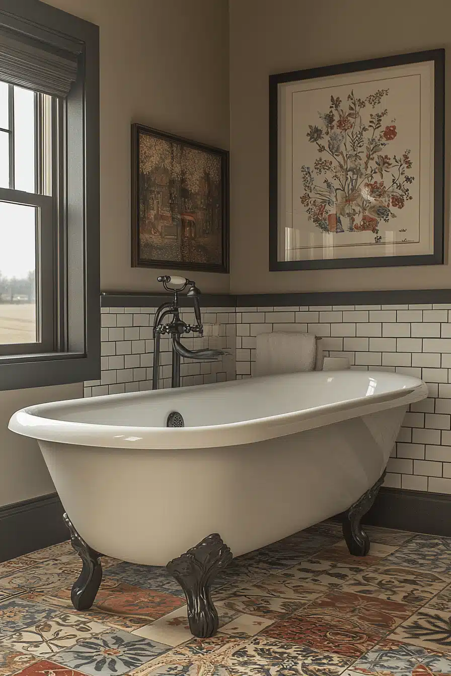 modern victorian bathroom