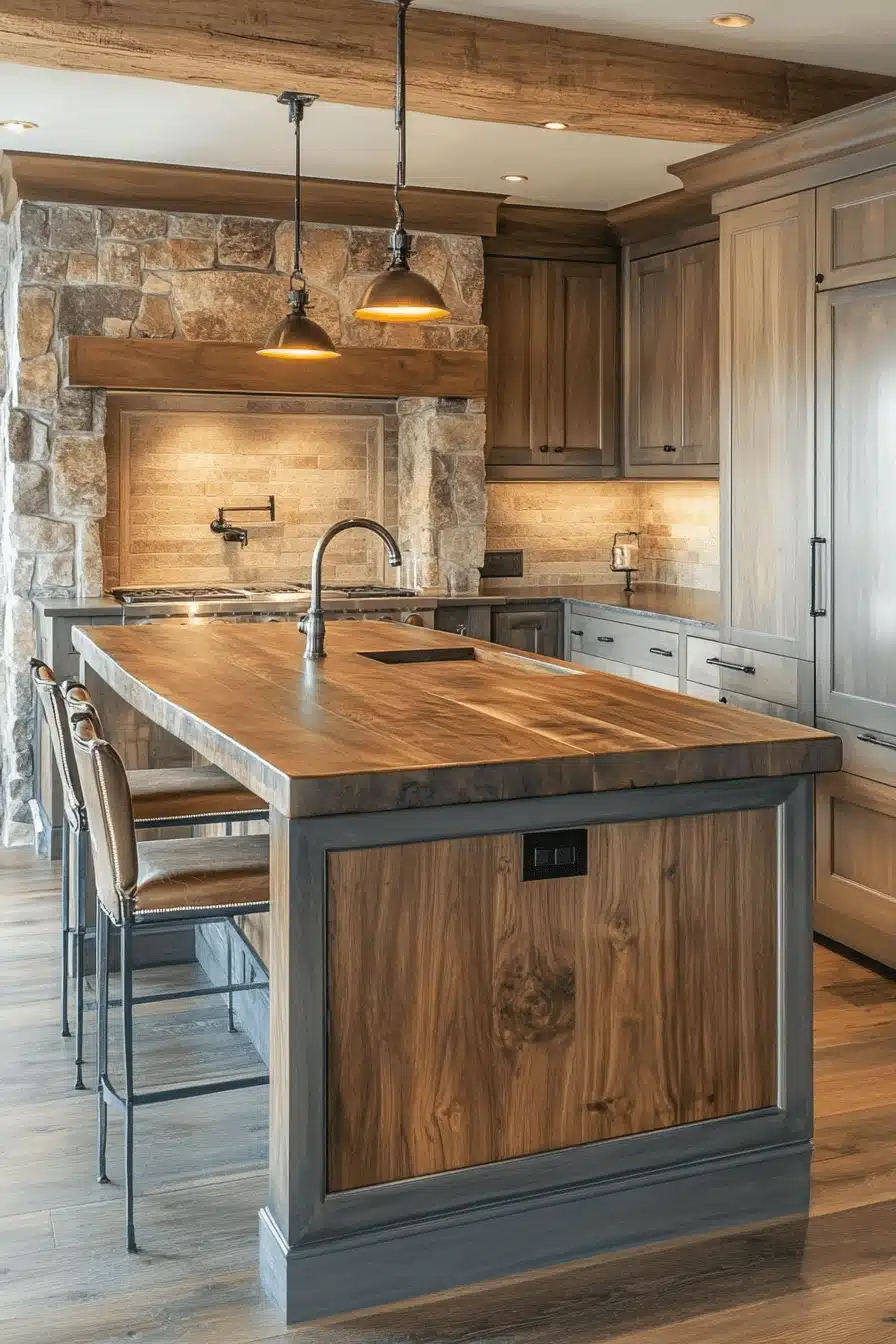 Walnut Kitchen Cabinets