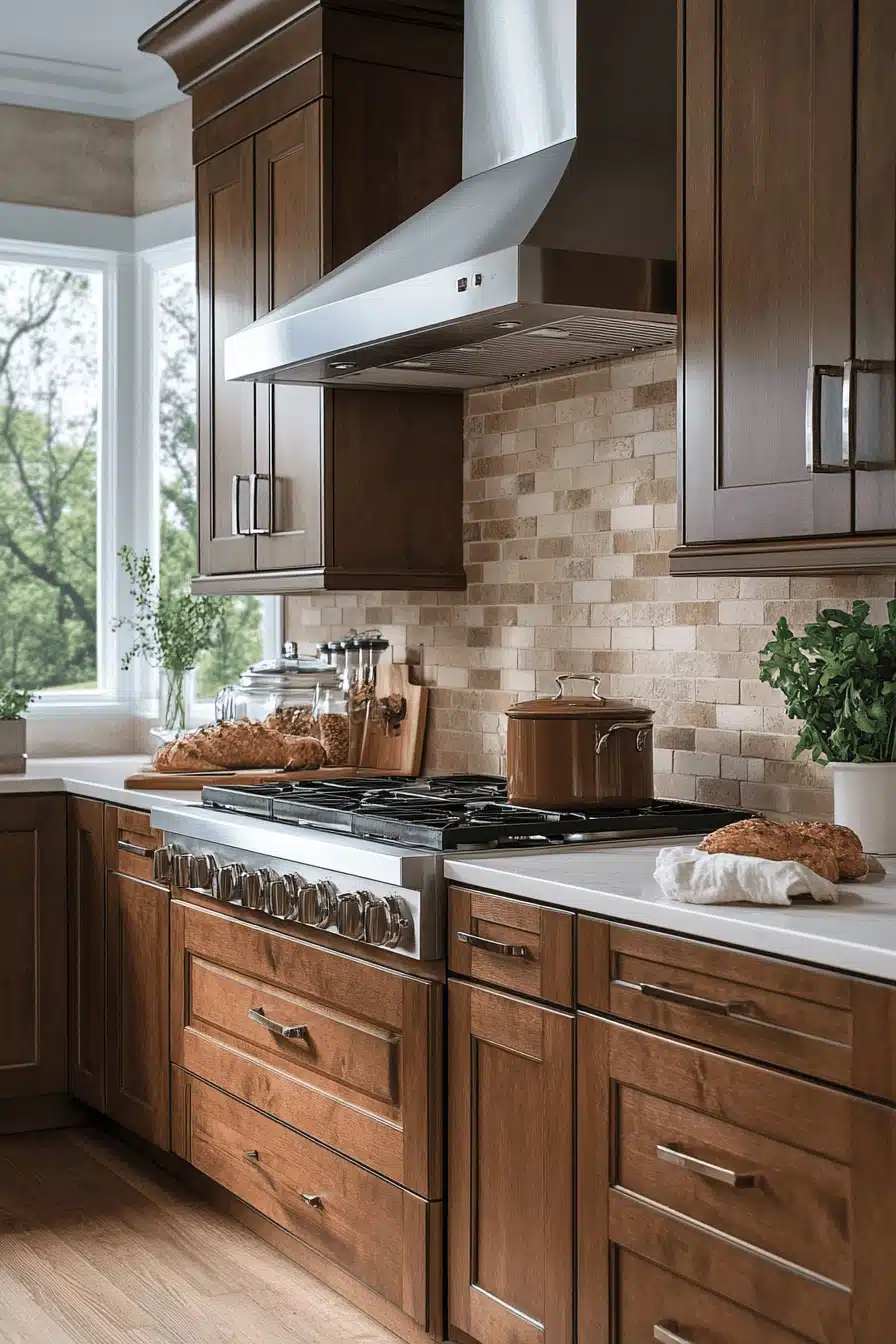 moody kitchen cabinets