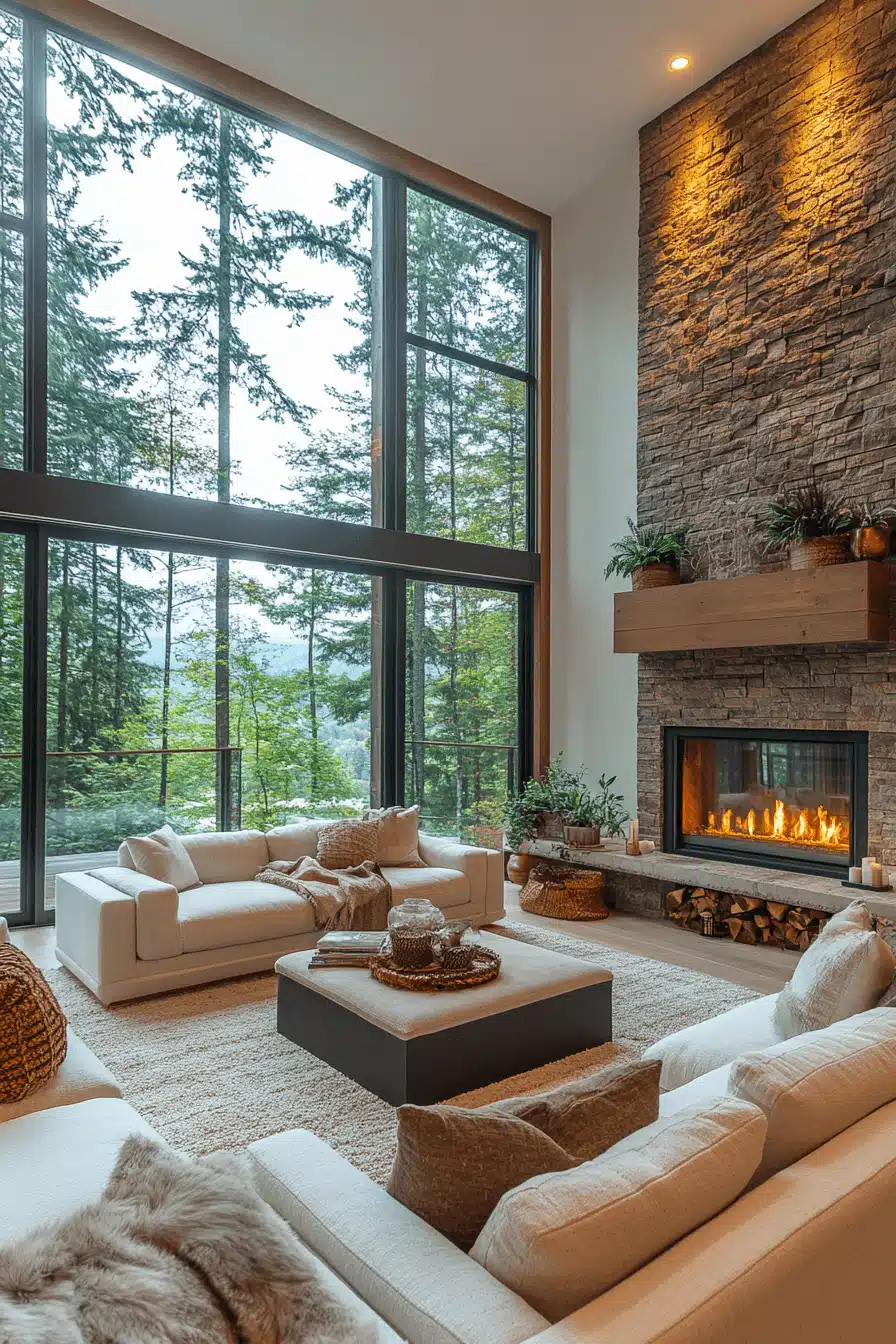 cabin living room