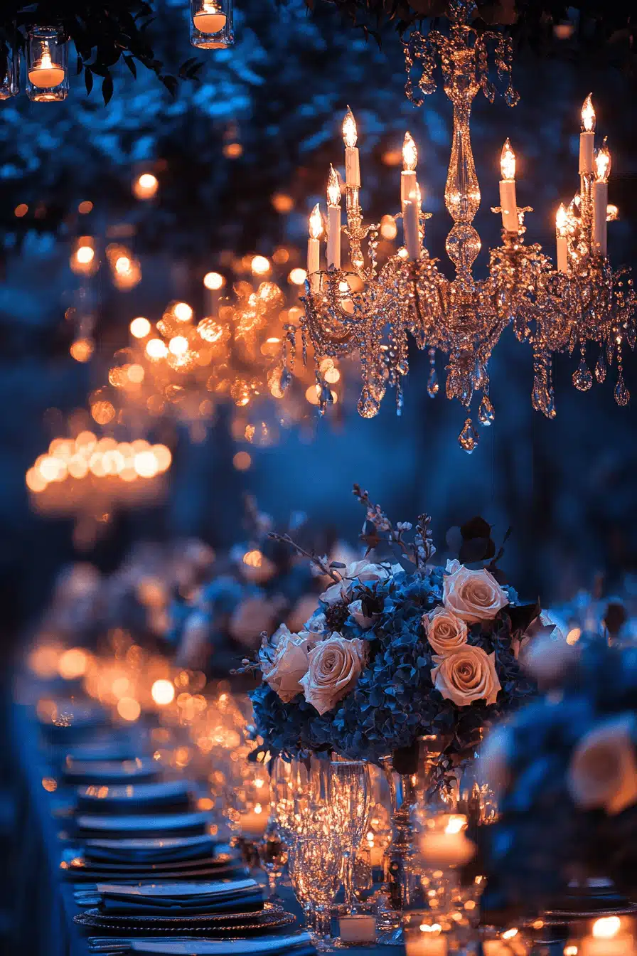 moody romantic wedding decor
