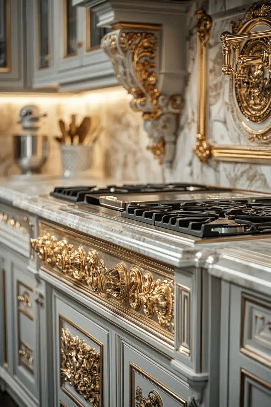 neoclassical kitchen