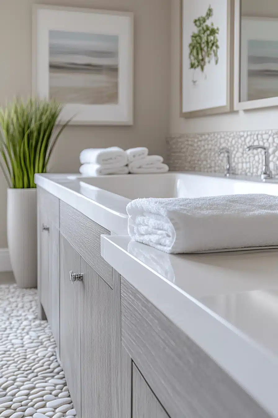 coastal cottage bathroom