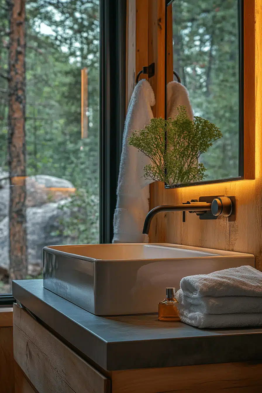 cabin bathroom