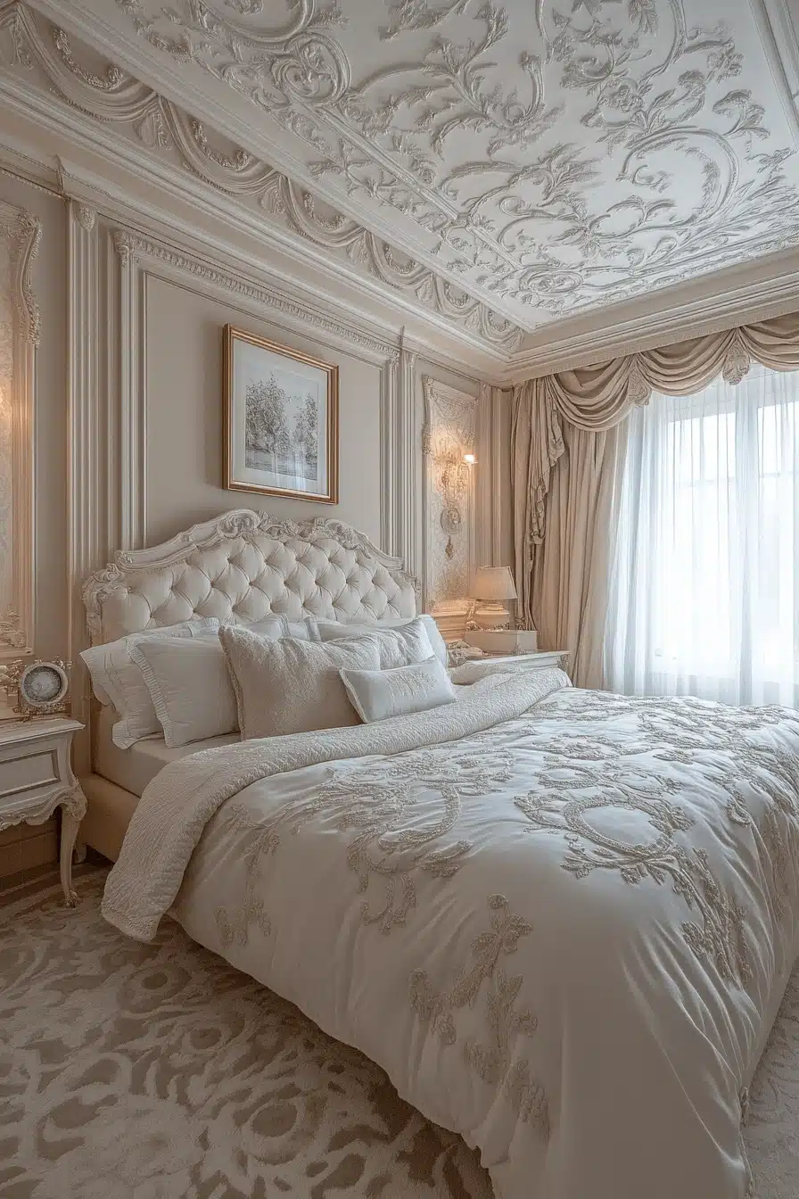 neoclassical bedroom