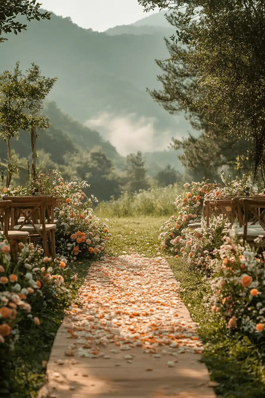 moody romantic wedding decor
