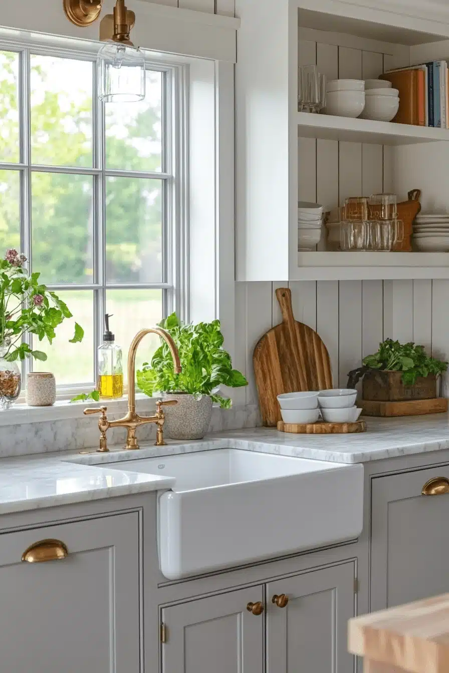 light grey kitchen cabinets