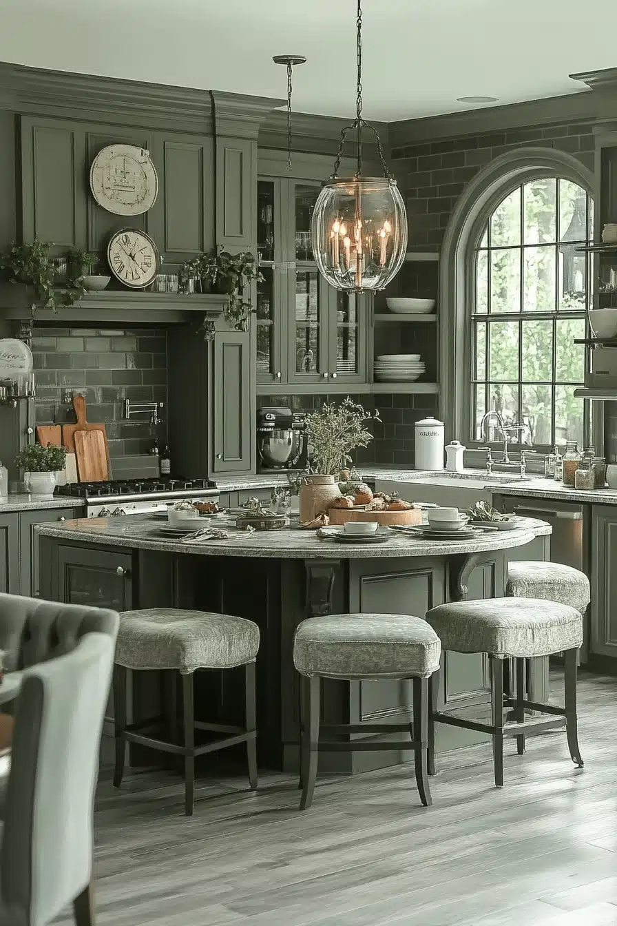 moody cottage kitchen