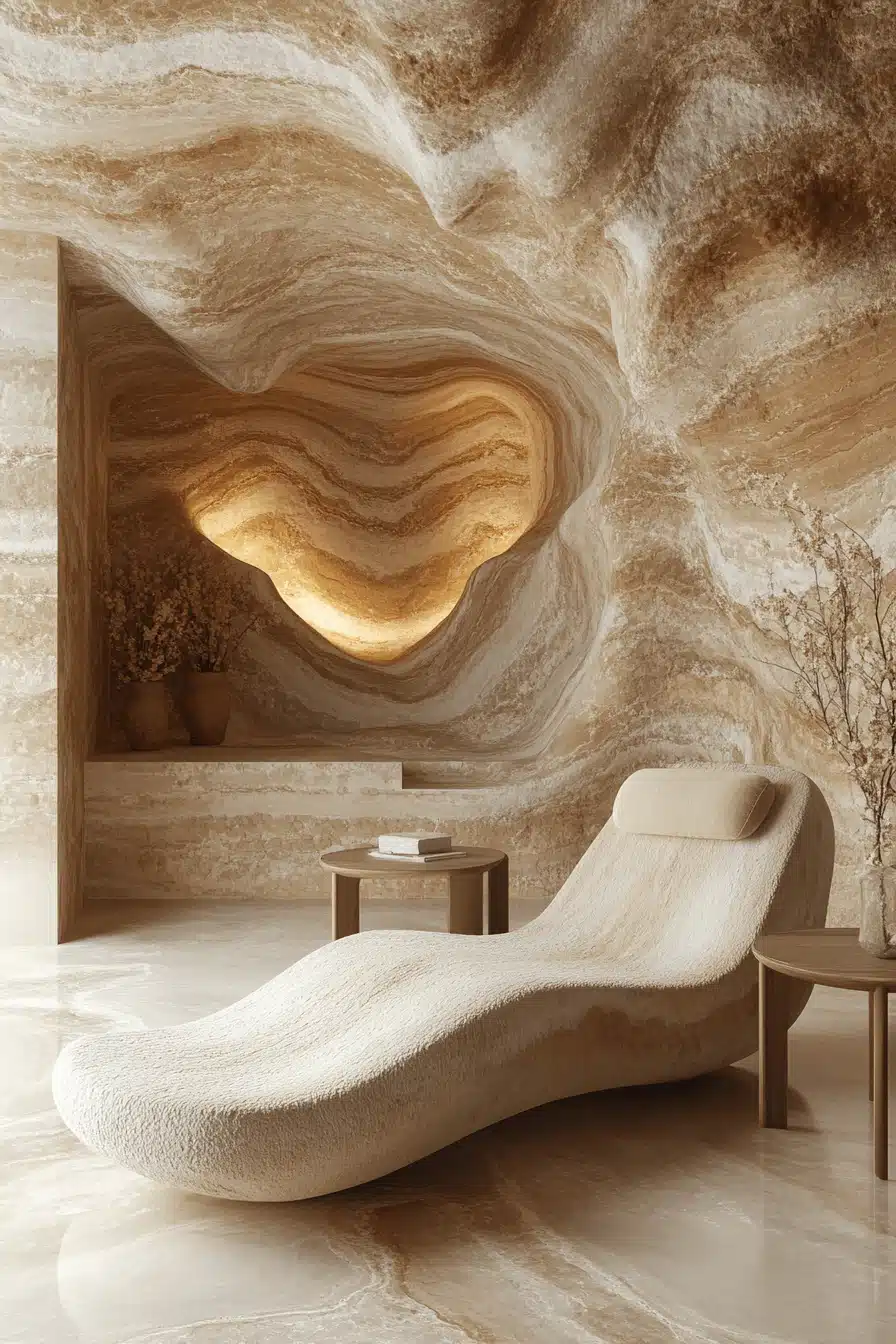 stone wall interior