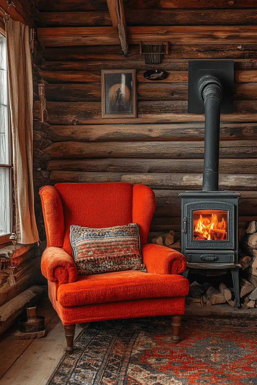 old cabin interior