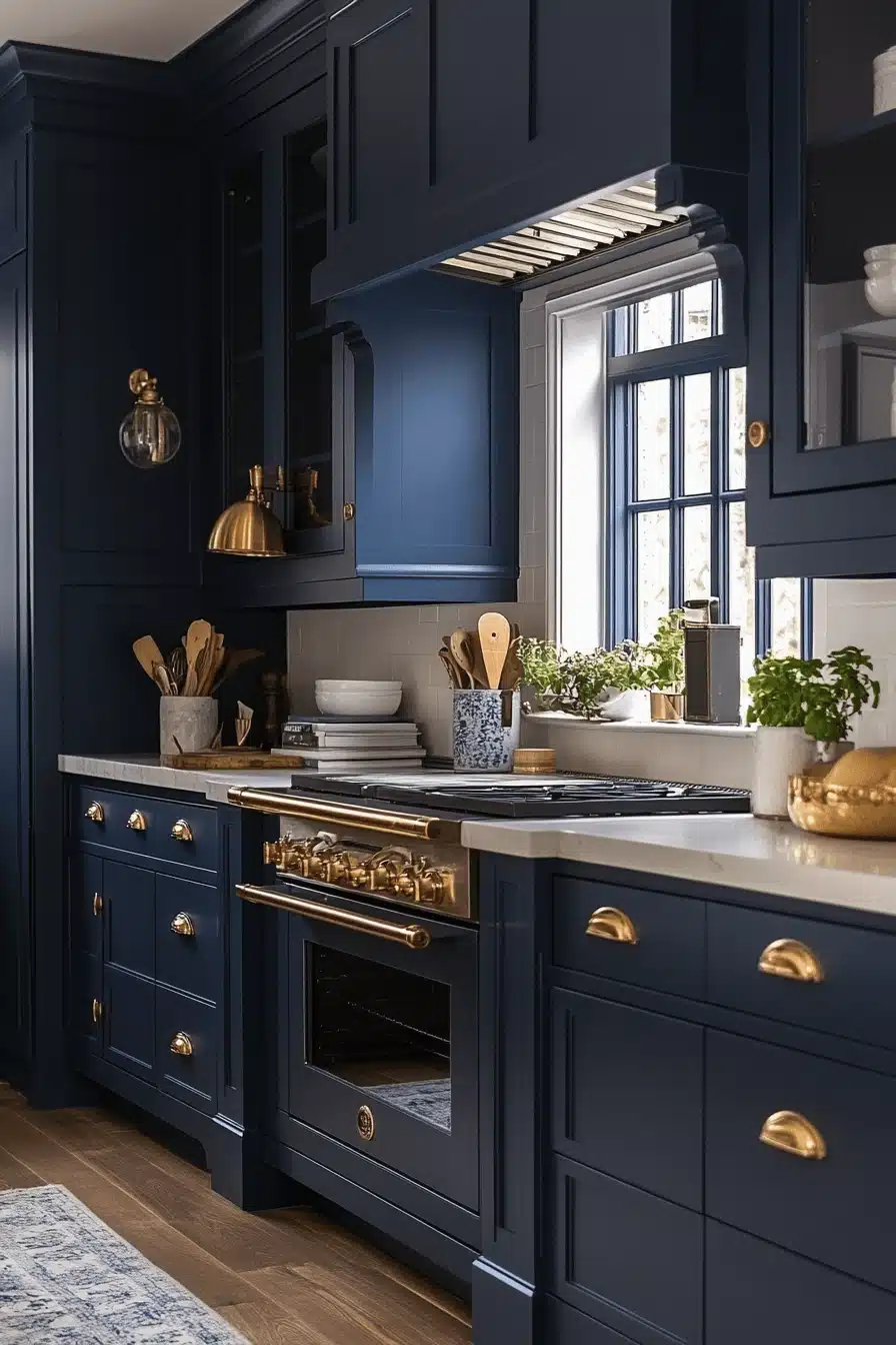 moody cottage kitchen