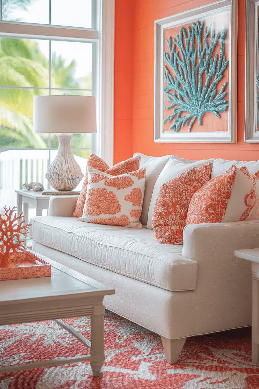 tropical living room