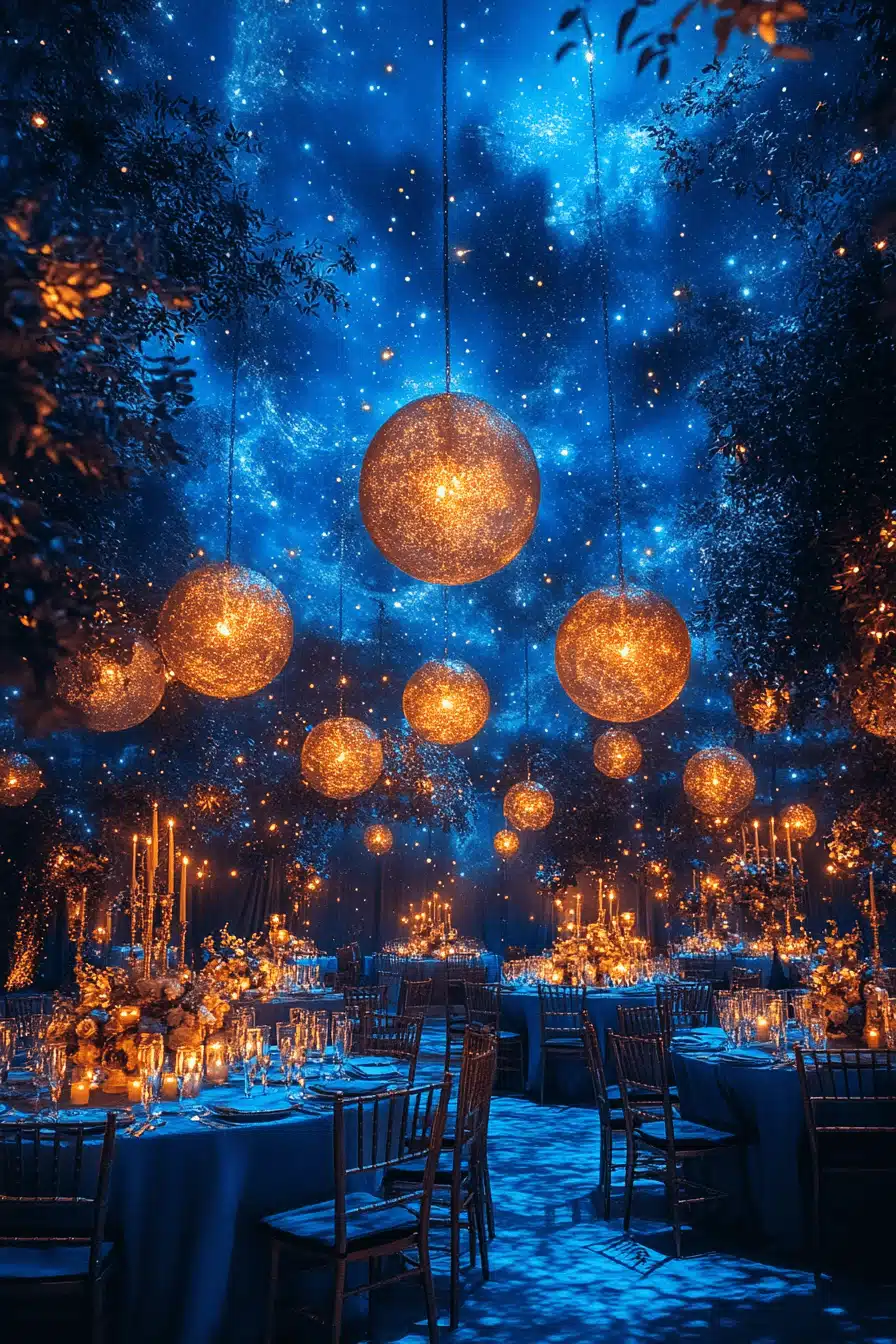 moody romantic wedding decor