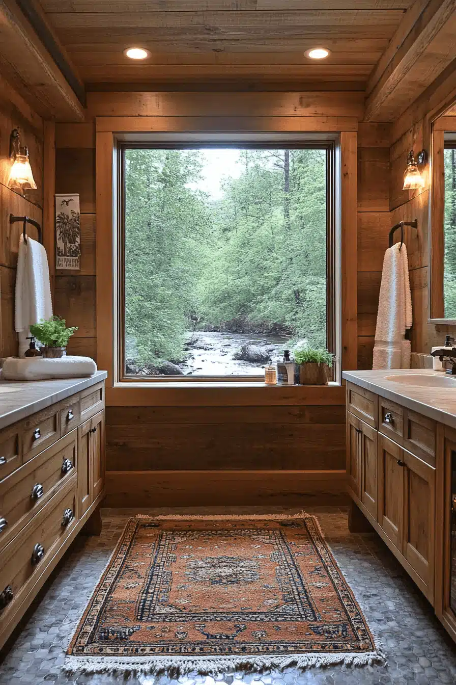 cabin bathroom