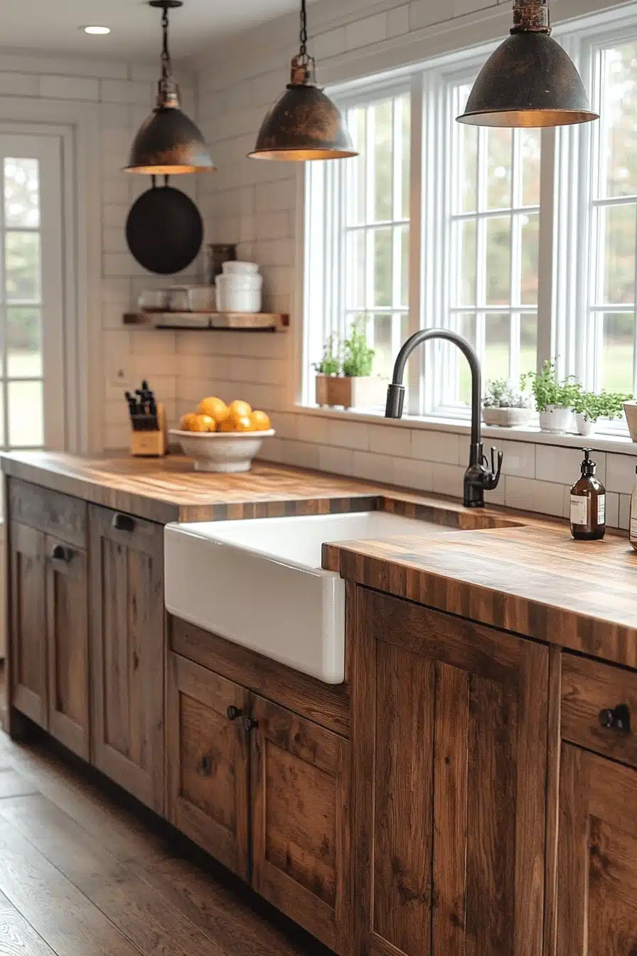 Walnut Kitchen Cabinets