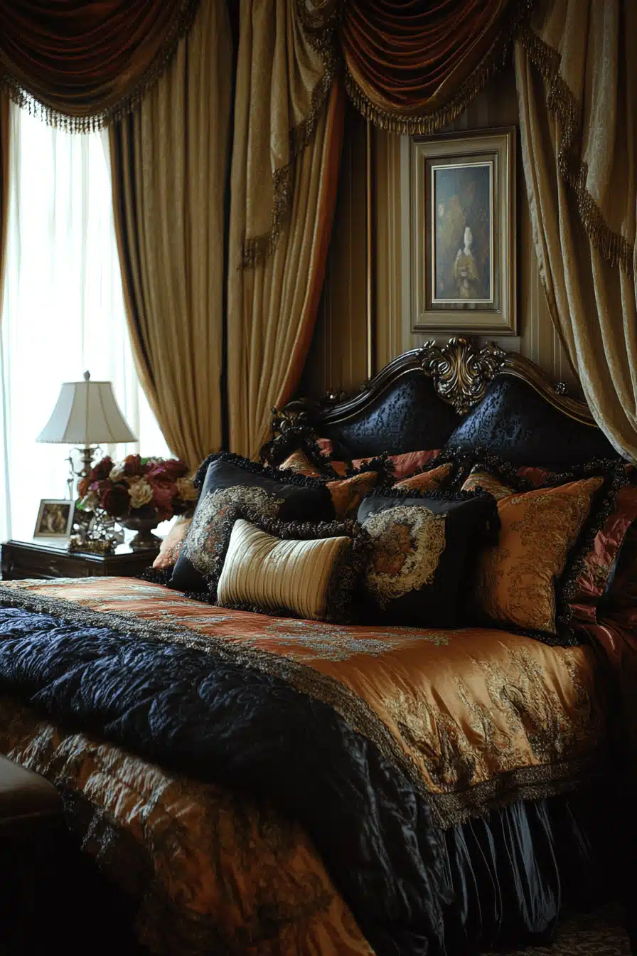 neoclassical bedroom