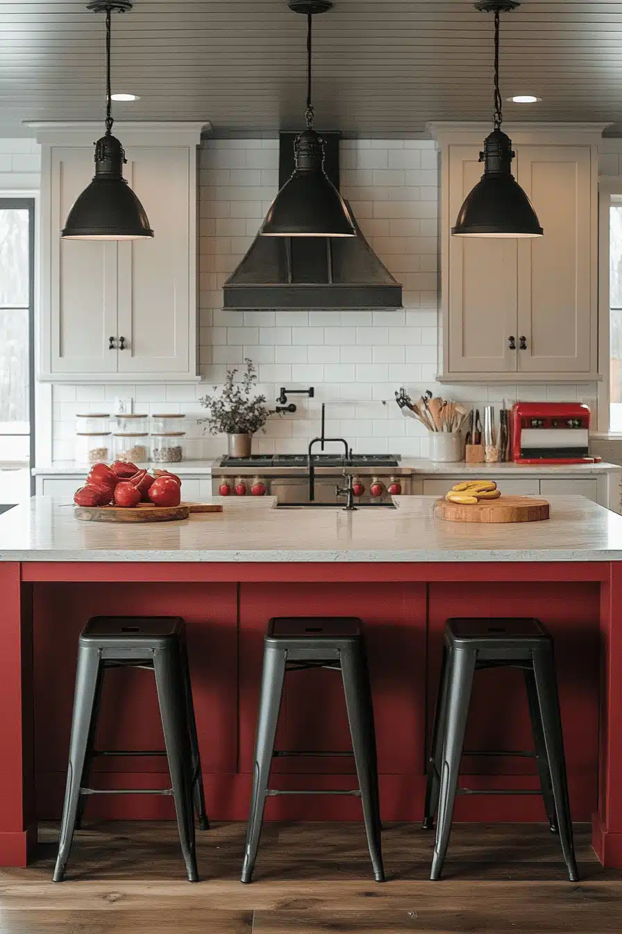 moody farmhouse kitchen