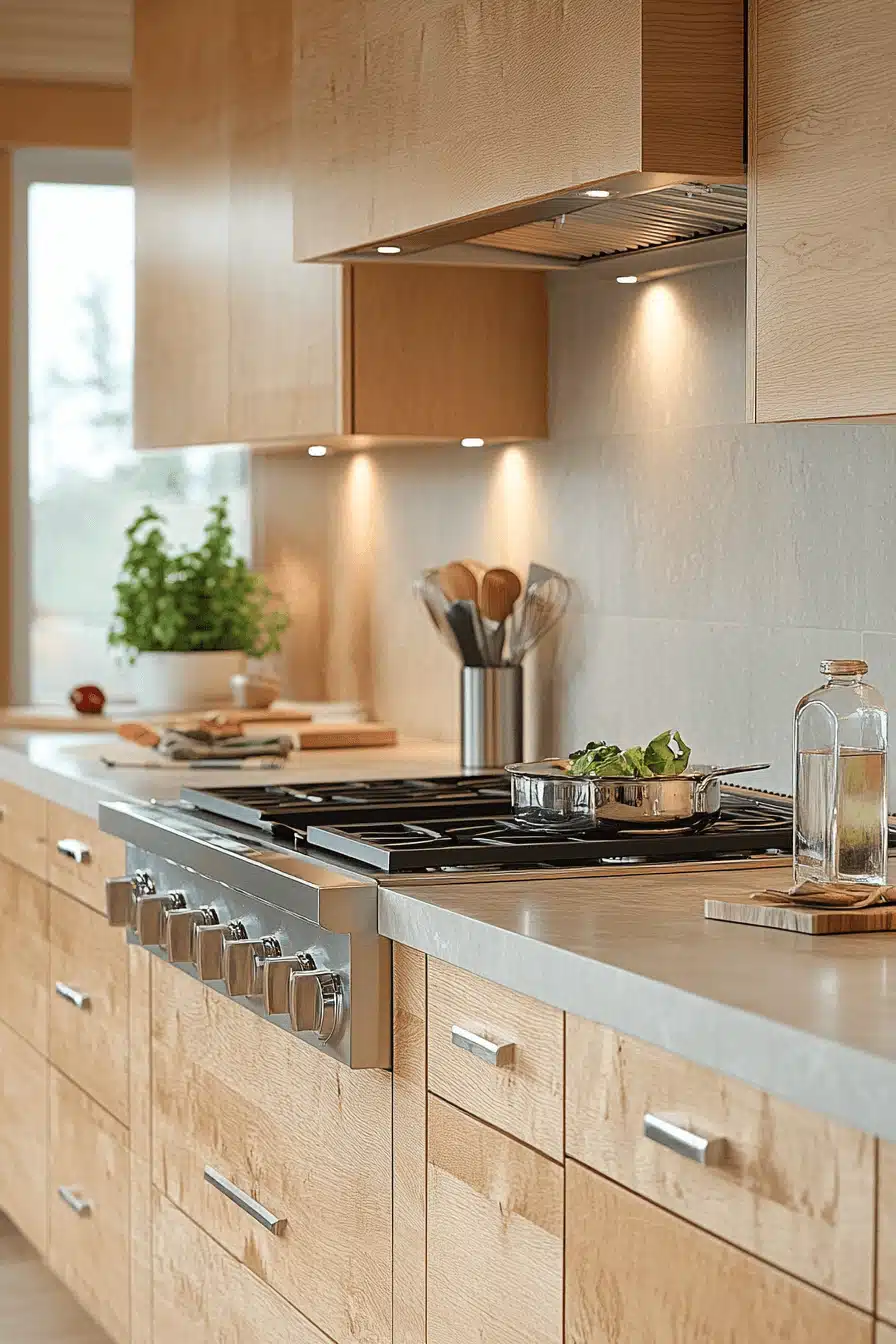 Birch Kitchen Cabinets